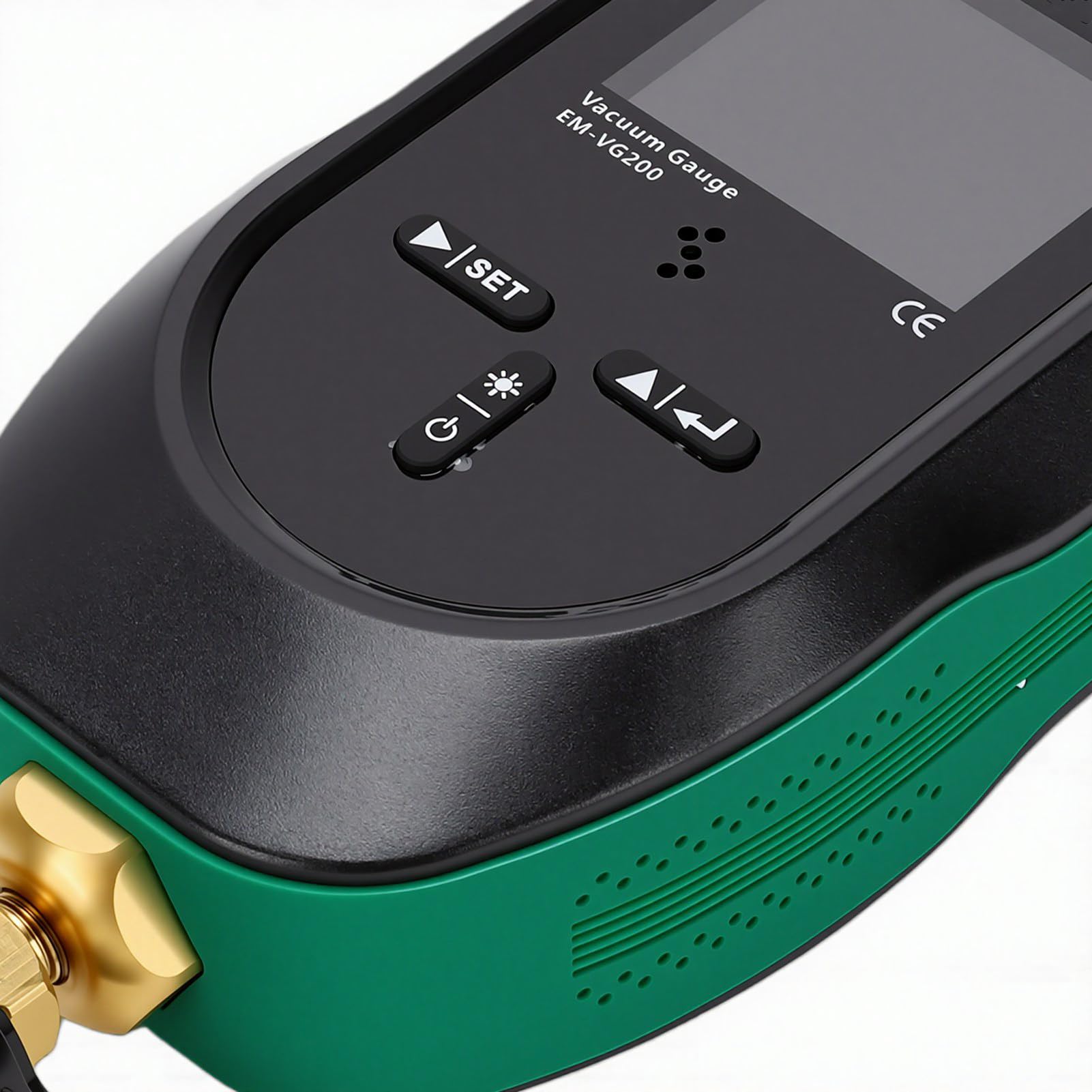 Vacuómetro digital, probador HVAC de 0-75000 micrones con 11 unidades