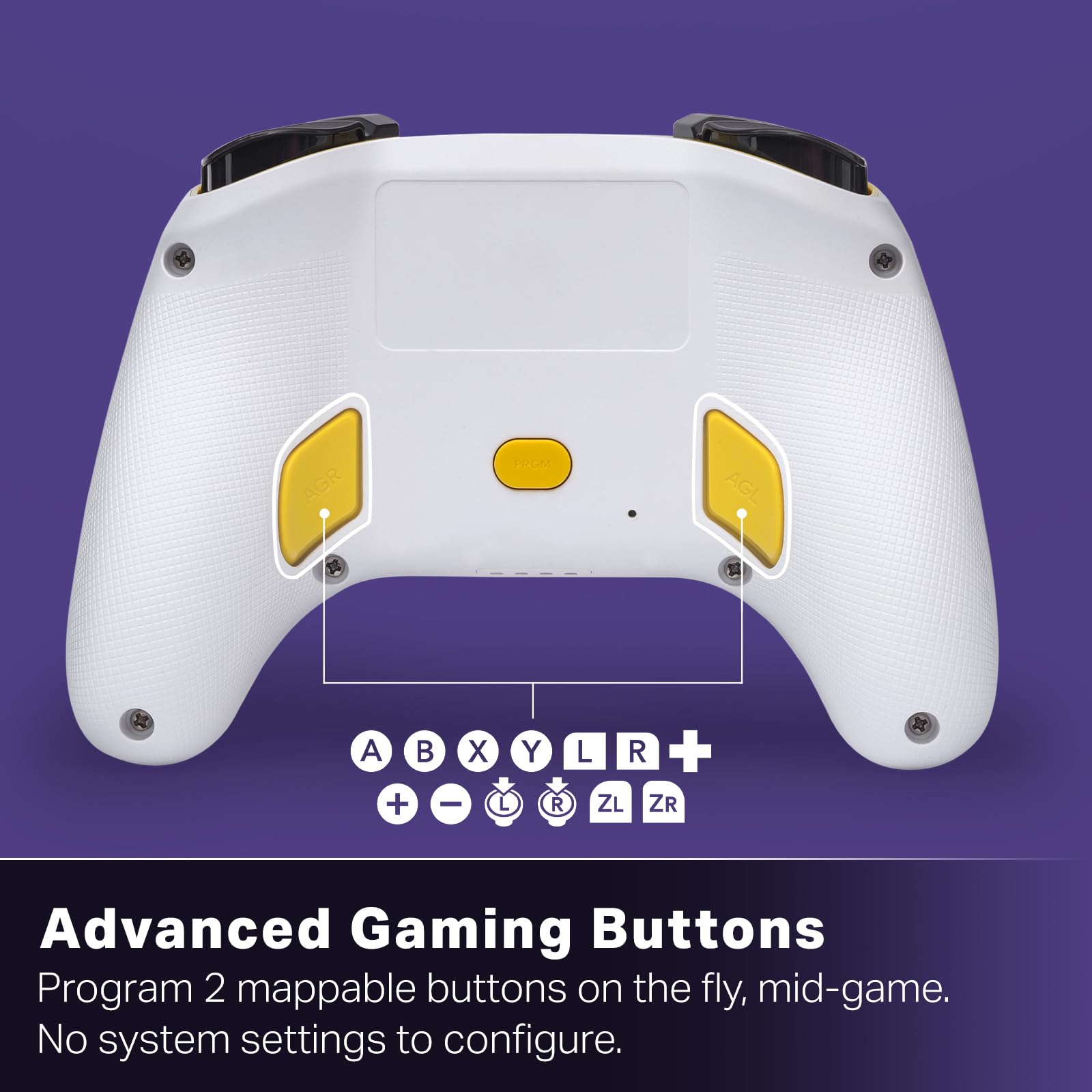 PowerA Controller senza fili Advantage per Nintendo Switch 2 - Mario Kart World Con licenza ufficiale, effetto Hall, pulsanti mappabili, controller pro, Pulsante C, comandi di movimento