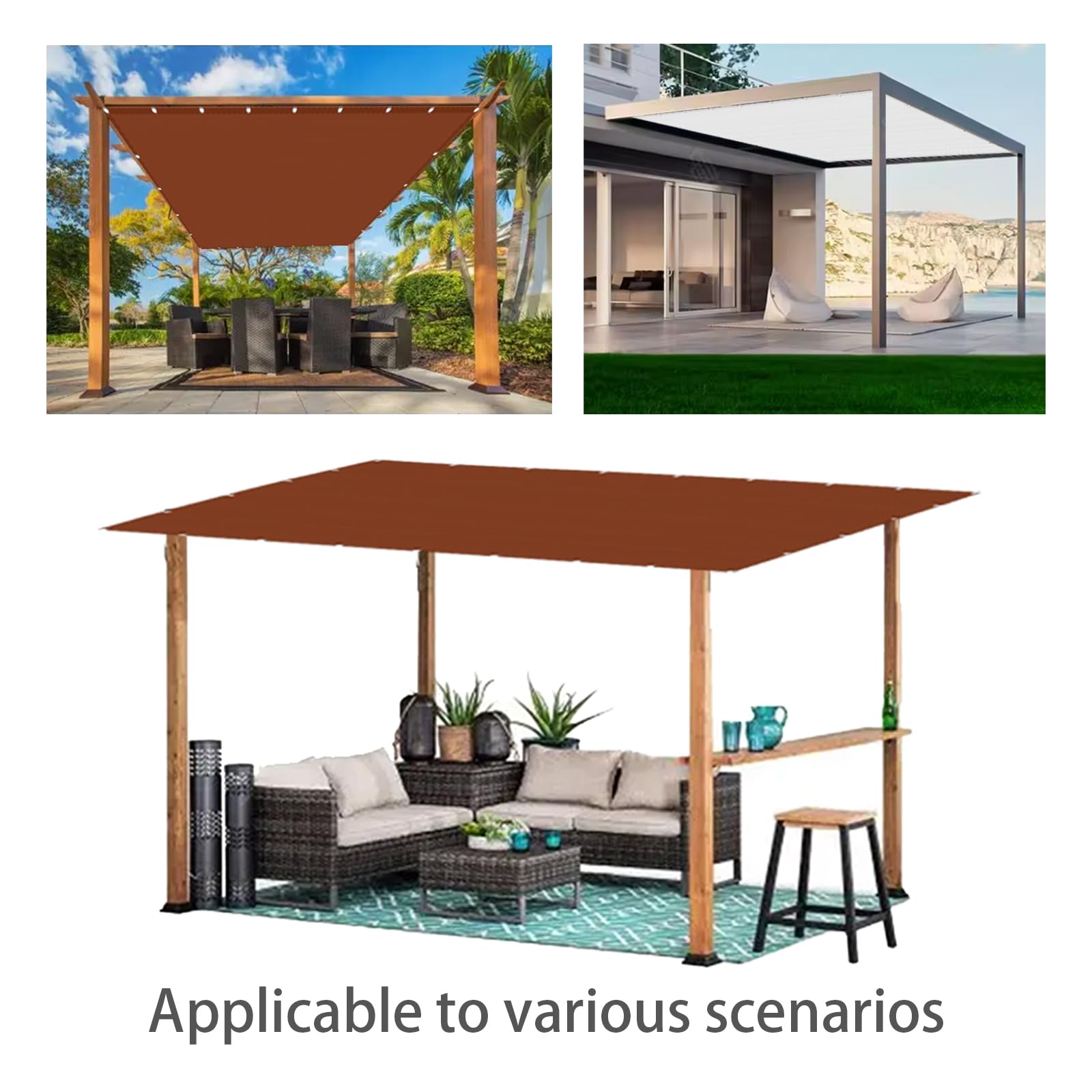 Amazon.co.jp: 長方形 シェード セイル ア 65 x 100 cm Uvカット