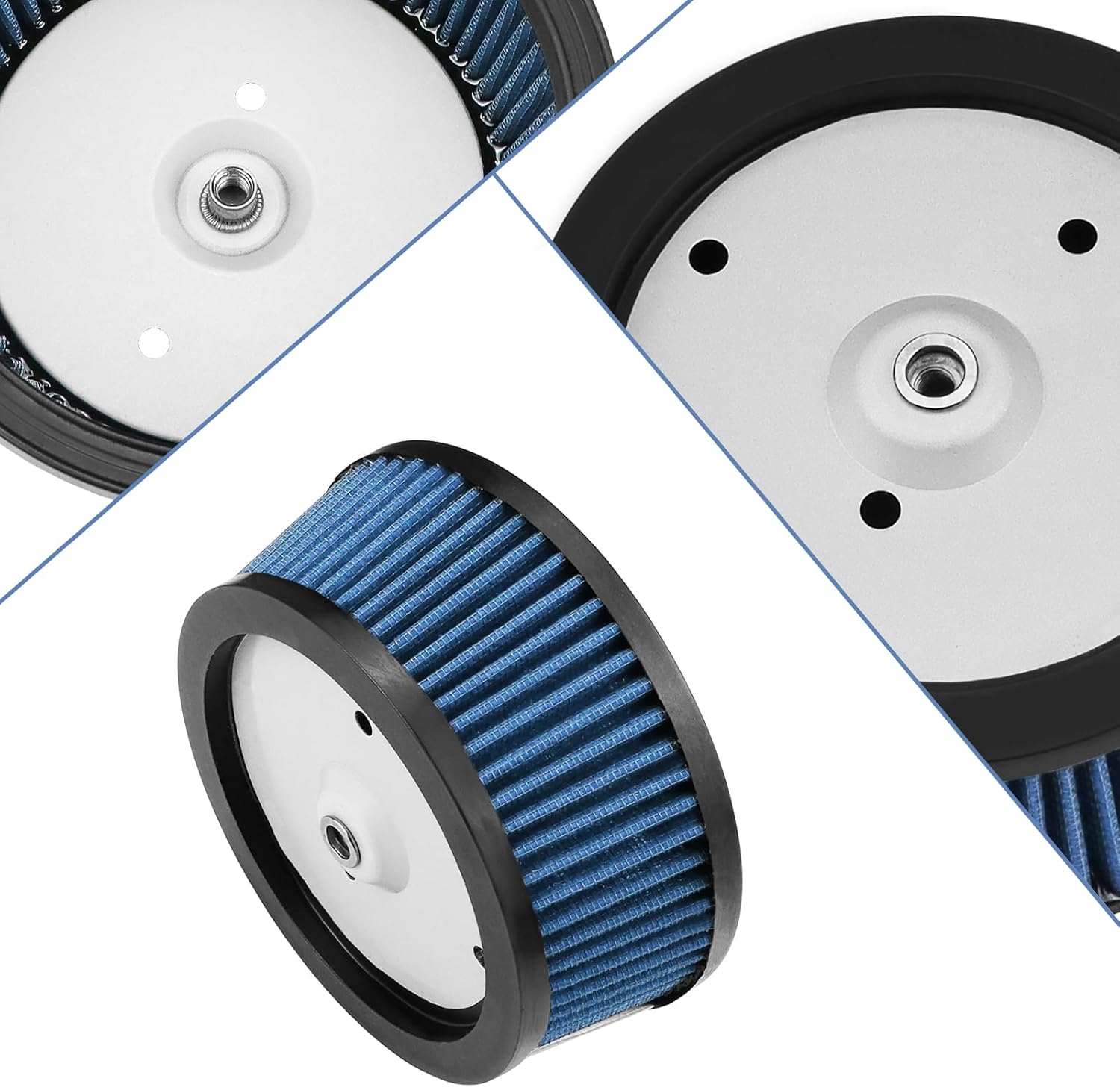 2 PACK HD-0800 Air Filter for Harley Davidson Road King Road Glide Electra Glide Dyna Softail Springer FatBoy Softail Deluxe, 29442-99E 2944299E 2944299D 2944299C 2944299B 2944299A