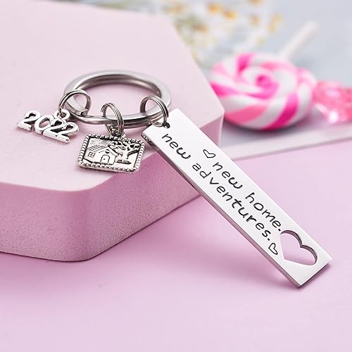 Miniatura 3 de Regalos de inauguración de la casa 2023 Llavero nuevo hogar Nuevos propietarios Regalo Casa Llaveros
