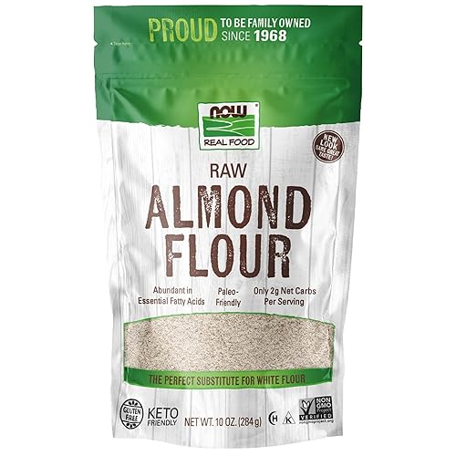 Miniatura 7 de NOW Foods harina de almendras con ácidos grasos esenciales 018oz de carbohidratos por porción 22 onzas el embalaje puede variar
