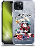 Vista 67 de Head Case Designs Funda de gel suave con licencia oficial de Batman DC Comics Bubblegum Harley Quinn Graphics compatible con Apple iPhone 7
