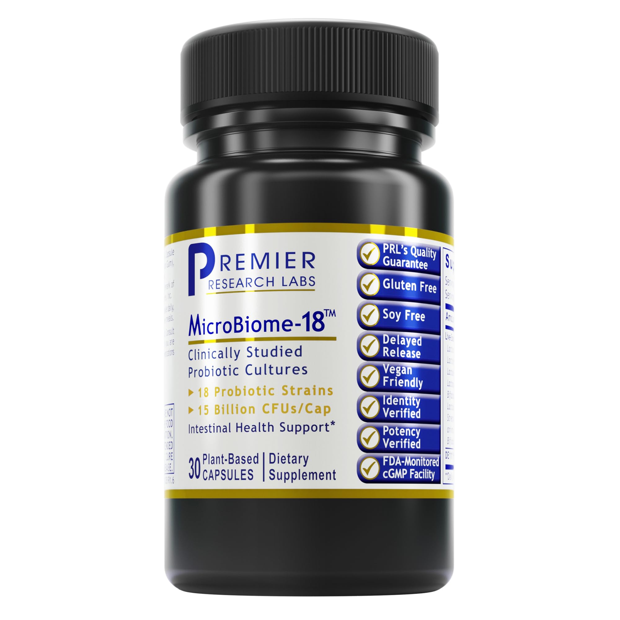 Premier Research Labs MicroBiome-18-30 Vegetarian Capsules
