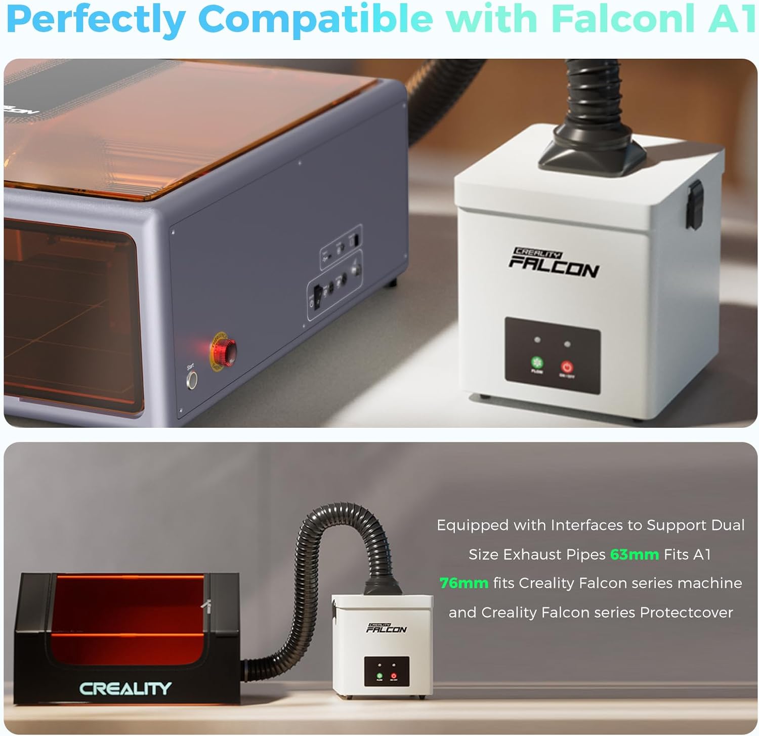 Creality Falcon A1 Laser Engraver with integrated camera
