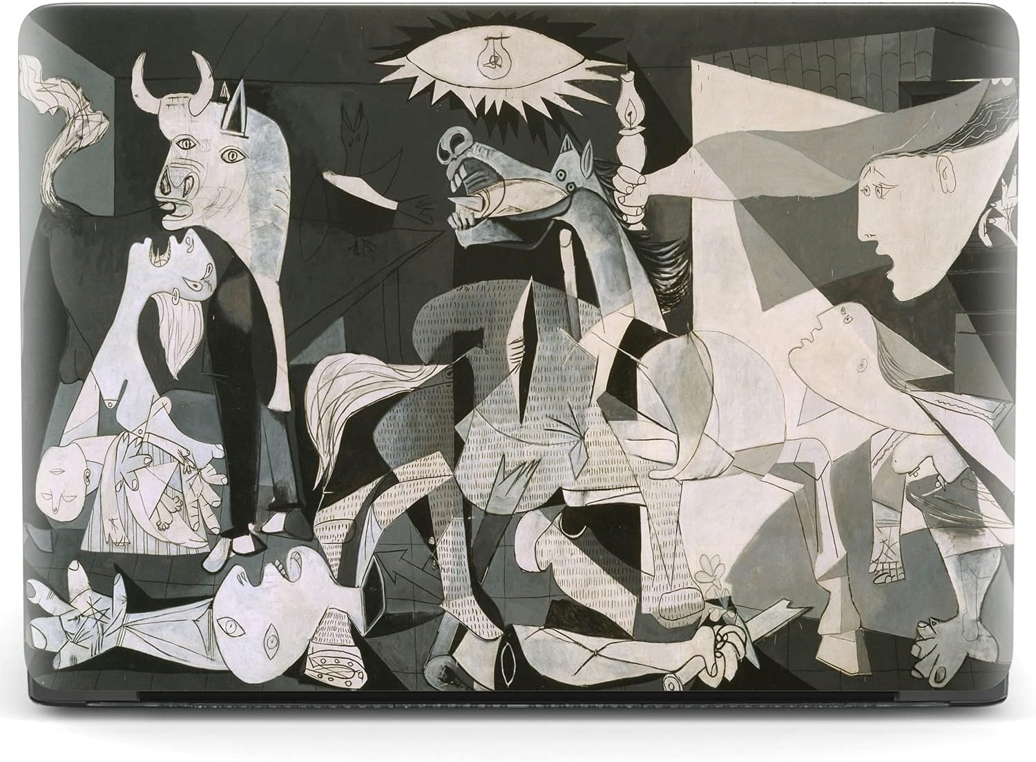 Mertak Hard Case Compatible with MacBook Pro 16 14 Air 15 13 inch M3 M2 M1 Mac 2024 2023 2022 2018 Shell Abstract Laptop Art Touch Bar Girl Pablo Picasso Cubism War Women Print Cover Guernica Plastic