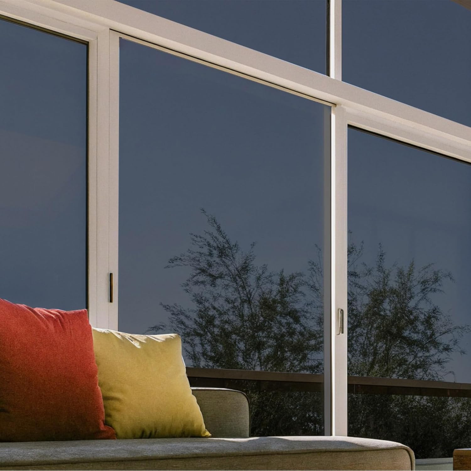 ADD.HERES One Way Window Privacy Film, Sun Blocking Anti UV Reflective Static Cling, Window Tint for Home and Office, No Glue Garage Solar Paper, Black, 23.6" x 78.7"