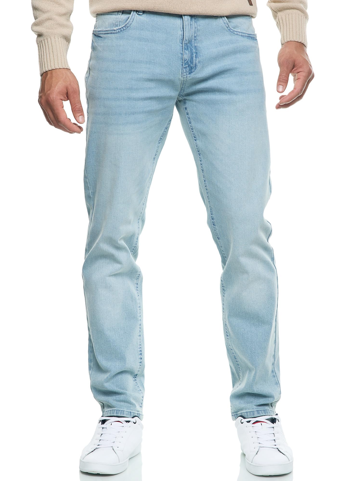 Indicode Herren INSantino Jeanshose aus 99% Baumwolle | Denim Stretch Jeans Männer