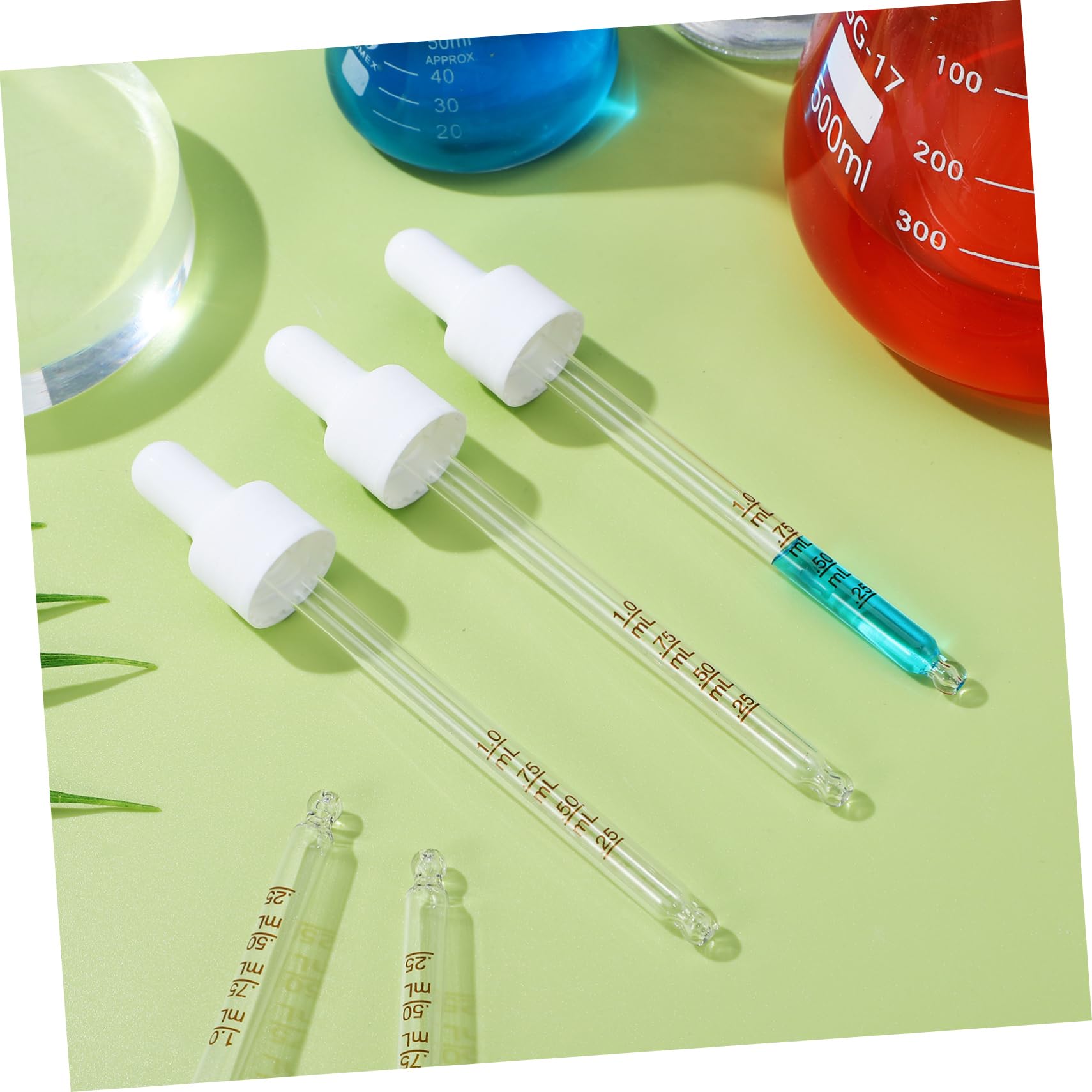 iplusmile 30stücke Glas Pipetten Mit Präzise Tropfer Für Ätherische Öle Laboranwendungen Und Kosmetik Robuste Und Klare Messpipetten Für Einfaches Dosieren