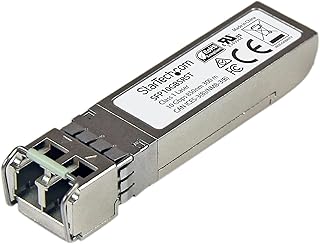 StarTech.com MSA Uncoded Compatible SFP+ Module - 10GBASE-SR - 10GbE Multi Mode Fiber (MMF) Optic Transceiver - 10GE Gigabit Ethernet SFP+ - LC 300m - 850nm - DDM (SFP10GBSRST)