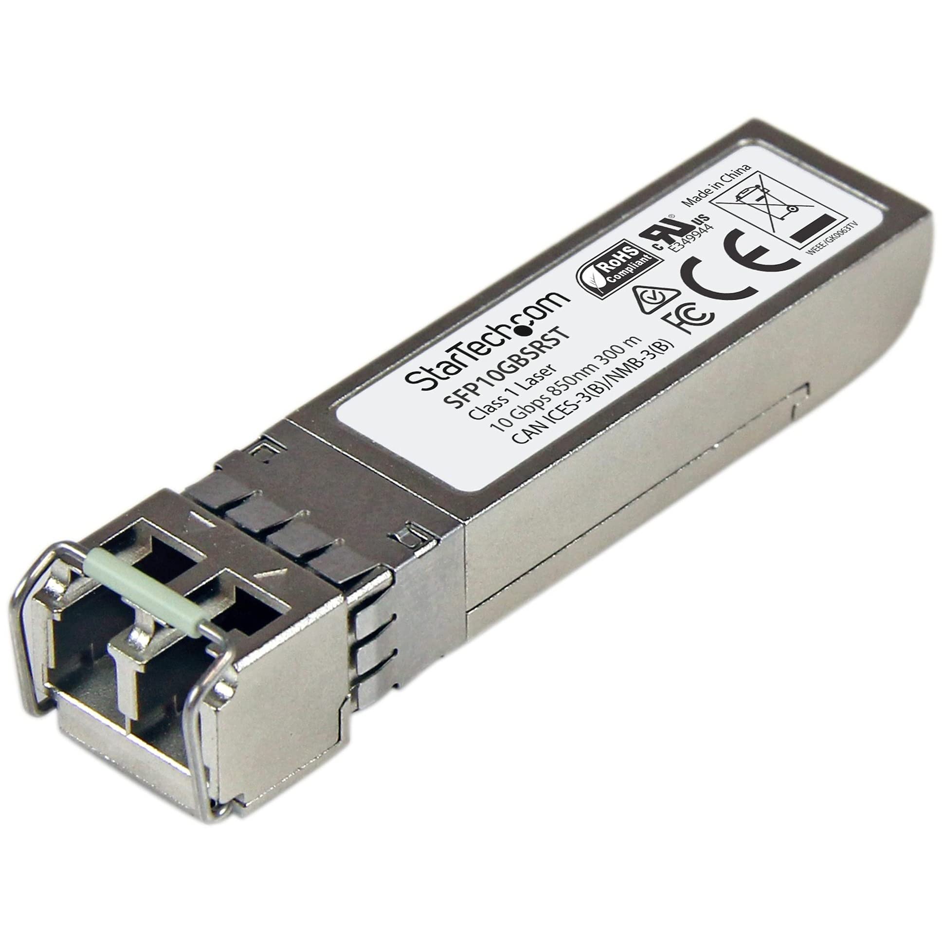 Transceiver SFP+ 10GBase-SR StarTech fibre optique LC multimode 300m