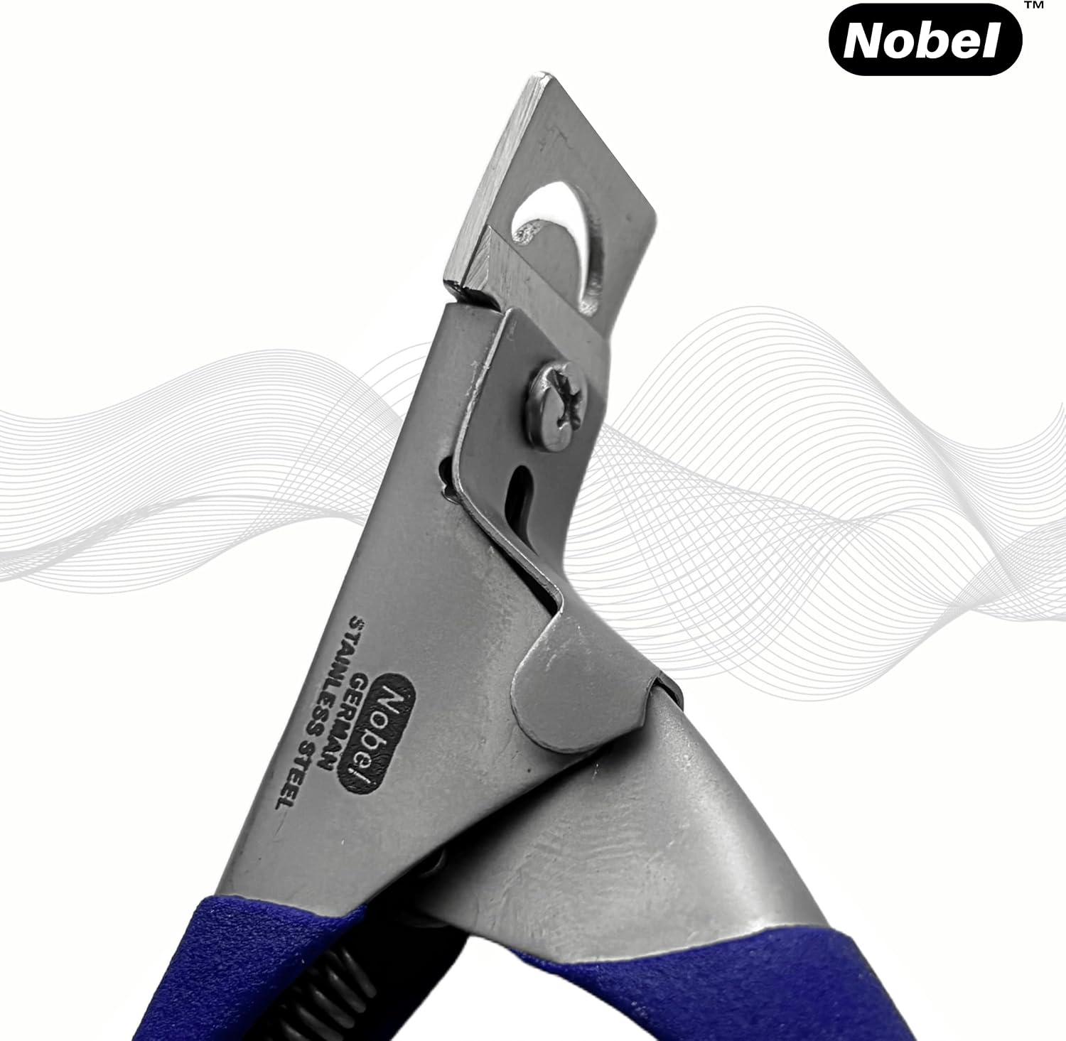 Acrylic Grip Edge Cutter - Professional Stainless Steel False Nail and Tip Cutter with Mult-Cut Options and Comfortable Grip (Lime Green)