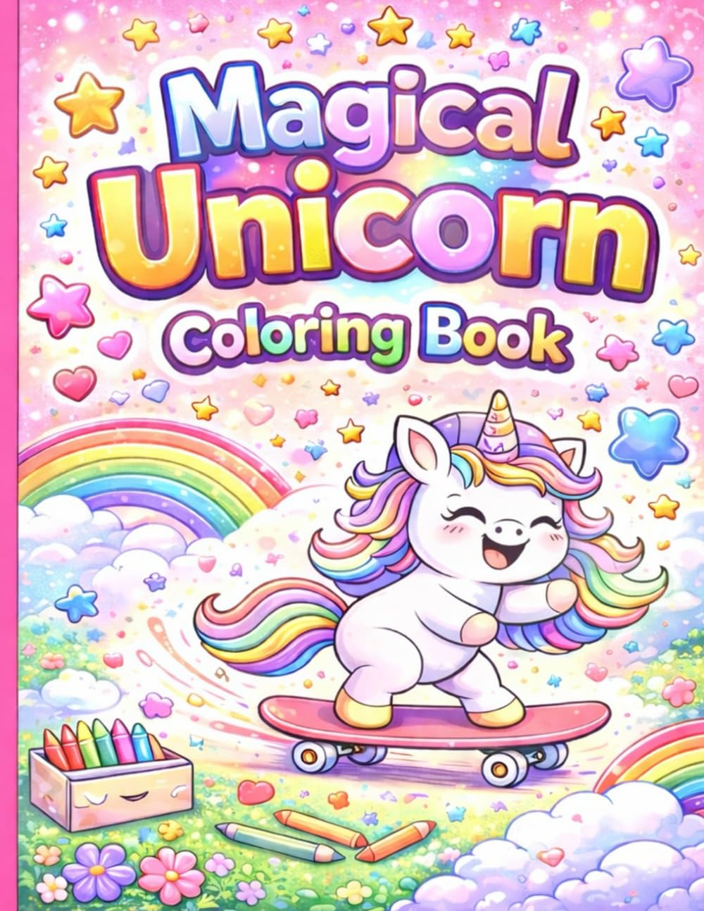 Magical Unicorn: Coloring Book