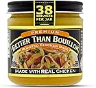 Better Than Bouillon Premium Roasted Chicken Base, Made with Seasoned Roasted Chicken, 38 Servings, Blendable Base for Added Flavor, 8-Ounce Jar (Pack of 1)
