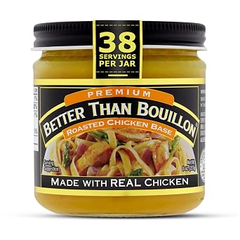 Better Than Bouillon Premium Roasted Chicken Base, Makes 38 Cups of Broth, 8 oz
