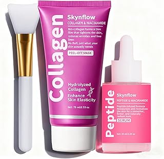 Mascarilla facial de colágeno y péptidos y su...