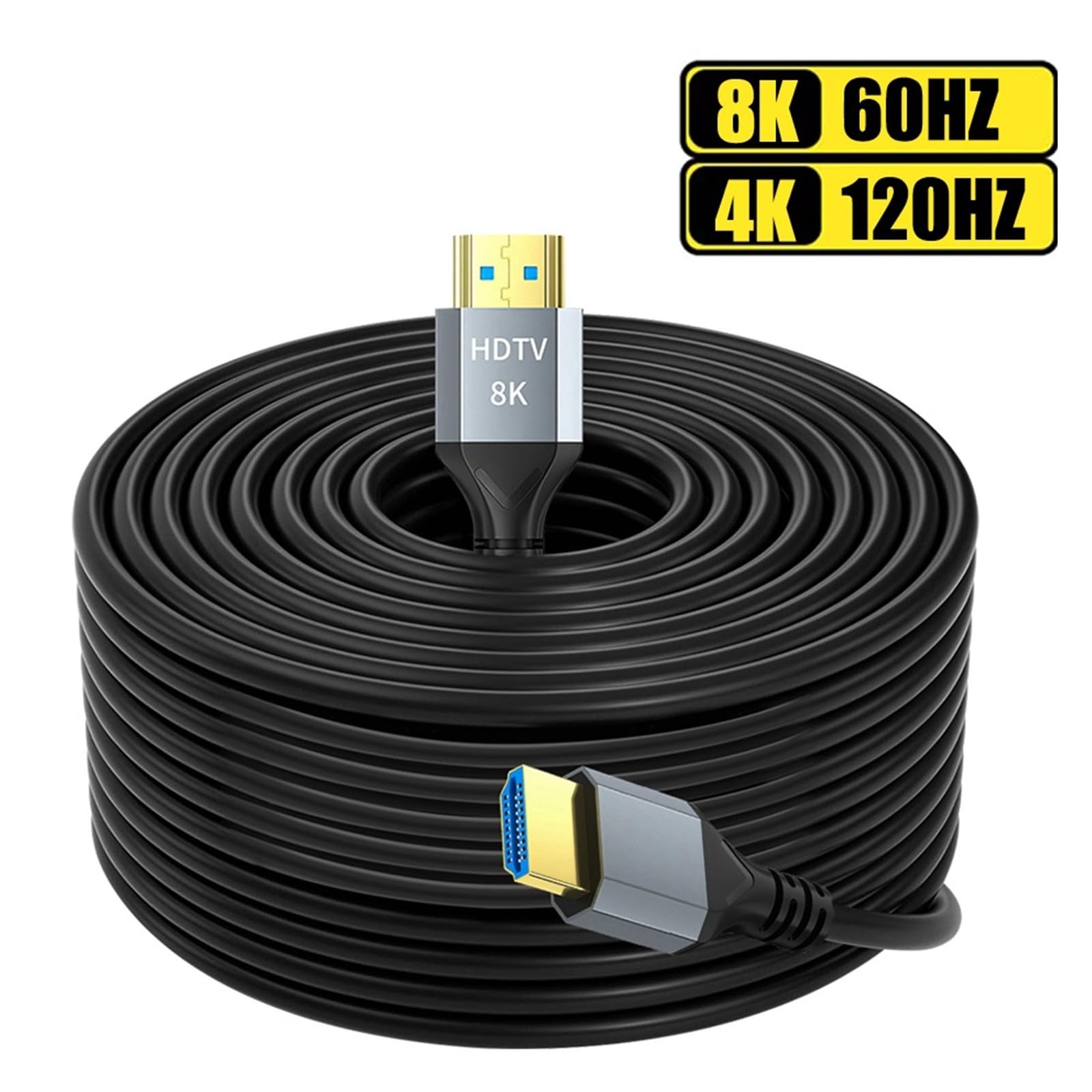 Cavo Di Prolunga Lungo HDMI 2.1 Da 48 Gbps, Supporta Segnali Video E Audio 8K, 4K, HDR, HDCP, EARC, Adatto for Smart TV, PC, Console Di Gioco, Lunghezze Disponibili Da 1 M A 10 M(8m)