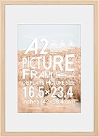 Vista 22 de Marco de 8 x 24 pulgadas, Marco Panorámico de 8 x 24 pulgadas, Marco de Poster de Madera Maciza - Colgante de Pared Horizontal y Vertical para Negro