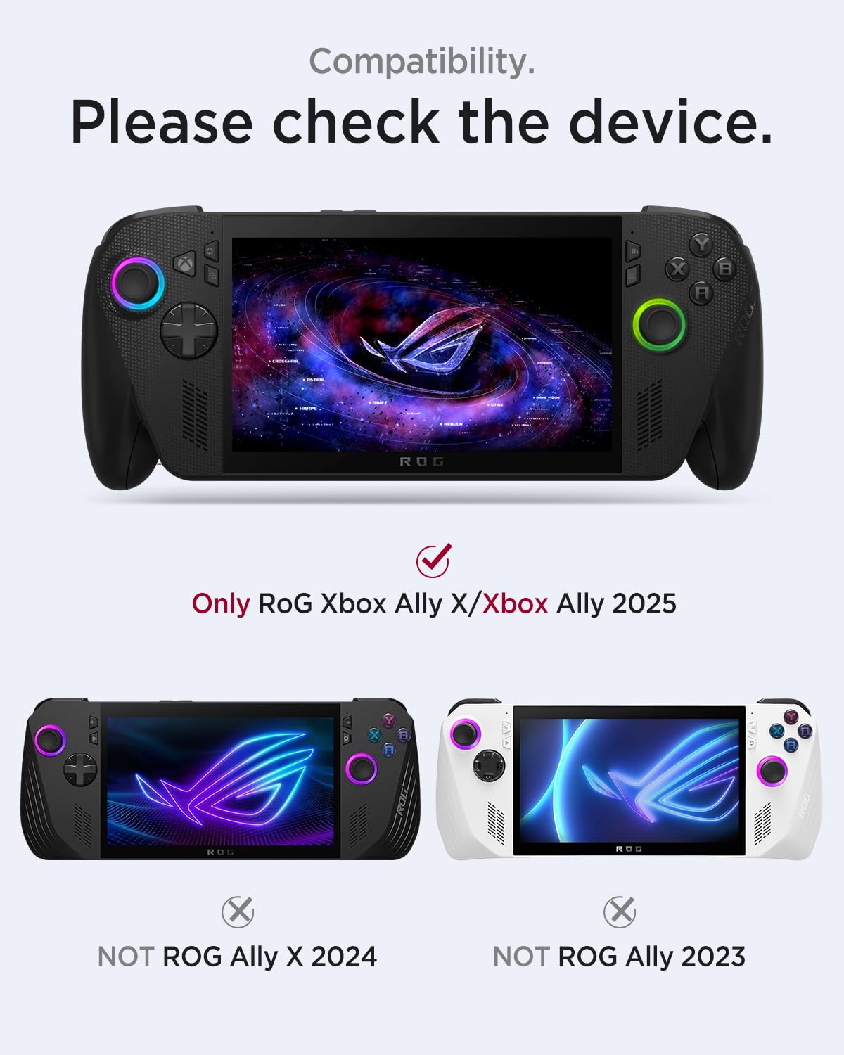 Miimall Estuche de Transporte para ASUS Rog Xbox Ally X / ROG Xbox Ally 2025, Bolsa de Almacenamiento Portátil Rígida de EVA, Travel Case Antiarañazos Antigolpes Funda de Viaje con Bolsillos, Negro