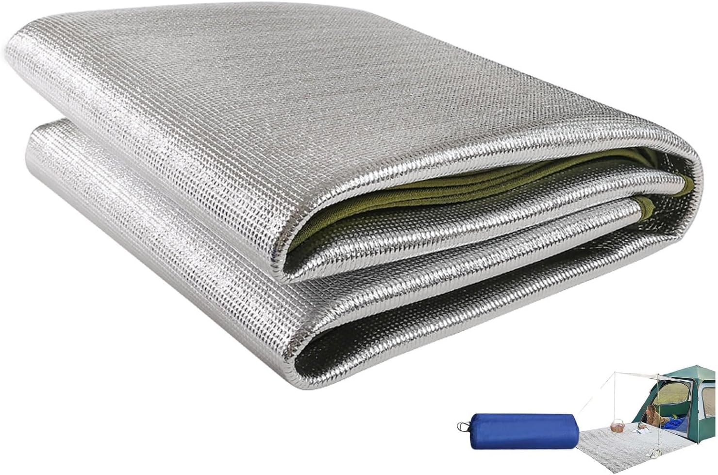Camping Mat, Aluminium Camping Mat,Foam Mats,Sleeping Mat for Camping,Insulated Blanket,Foldable Tent Mat,Thermal Mat,9mm Thick