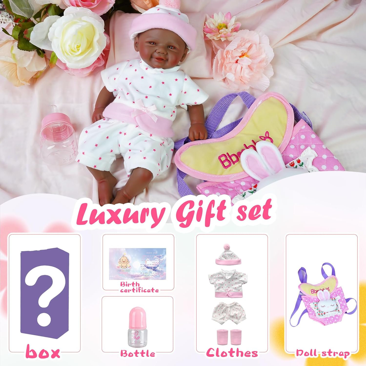 Silicone Realistic Reborn Baby Dolls -12 Inch Lifelike Reborn Baby Dolls Silicone Full Body Lifelike Newborn Girl for Children 3+