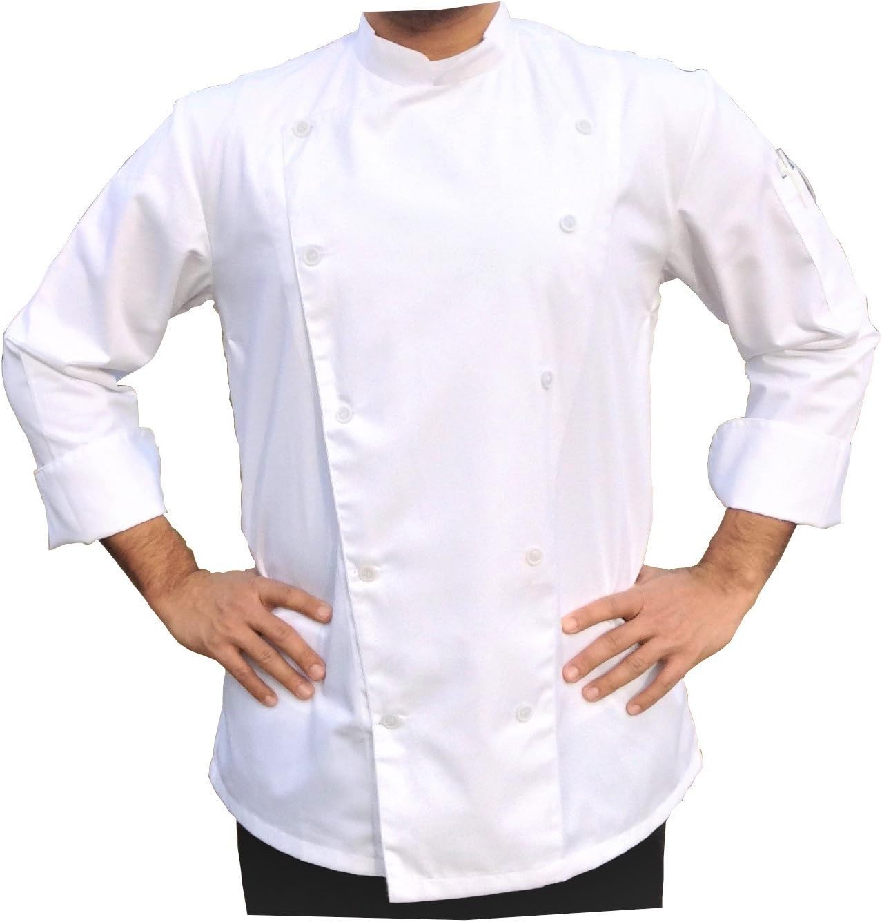 PROFESSIONAL WHITE CHEF COAT/CHEF JACKET