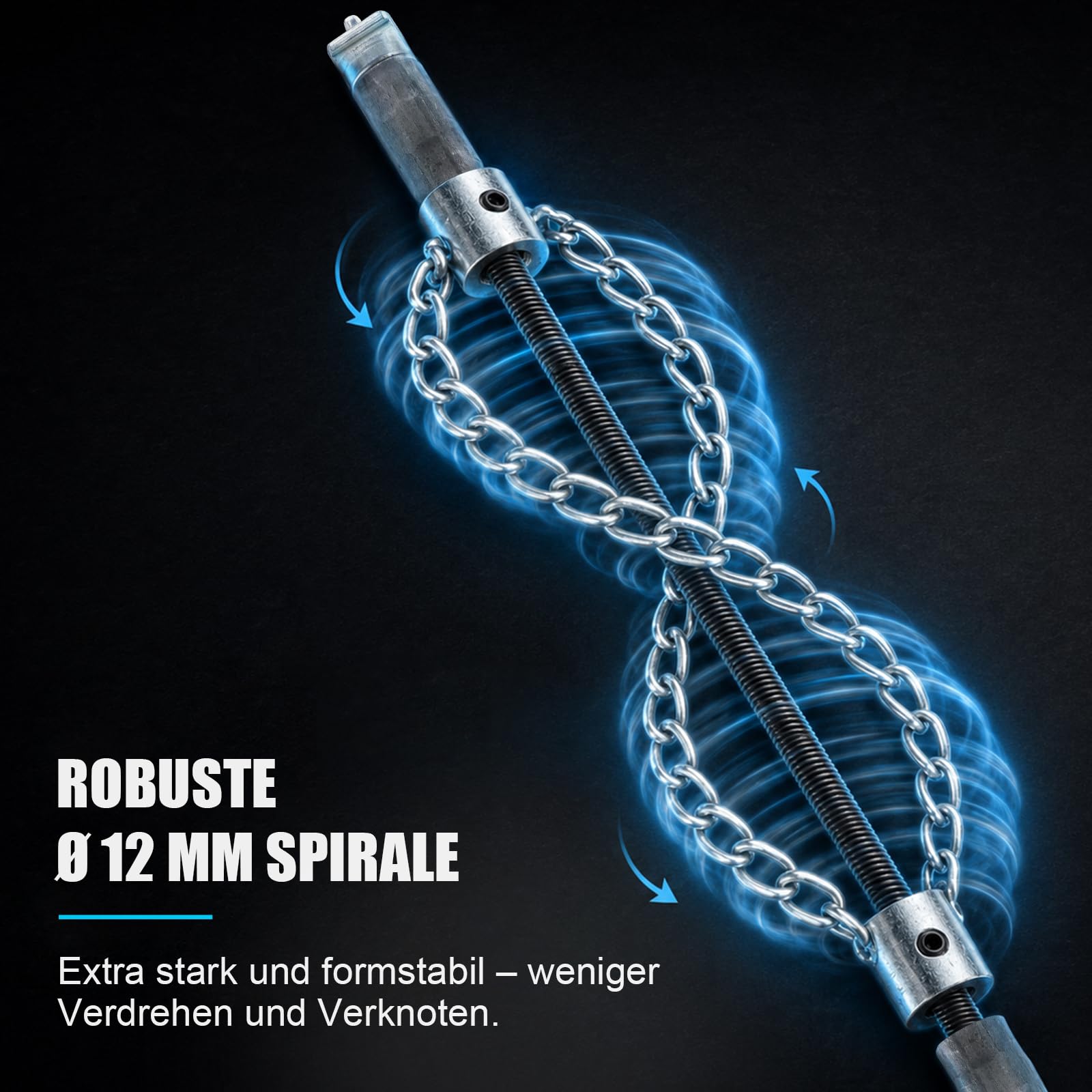 Zestaw spirali do czyszczenia rur