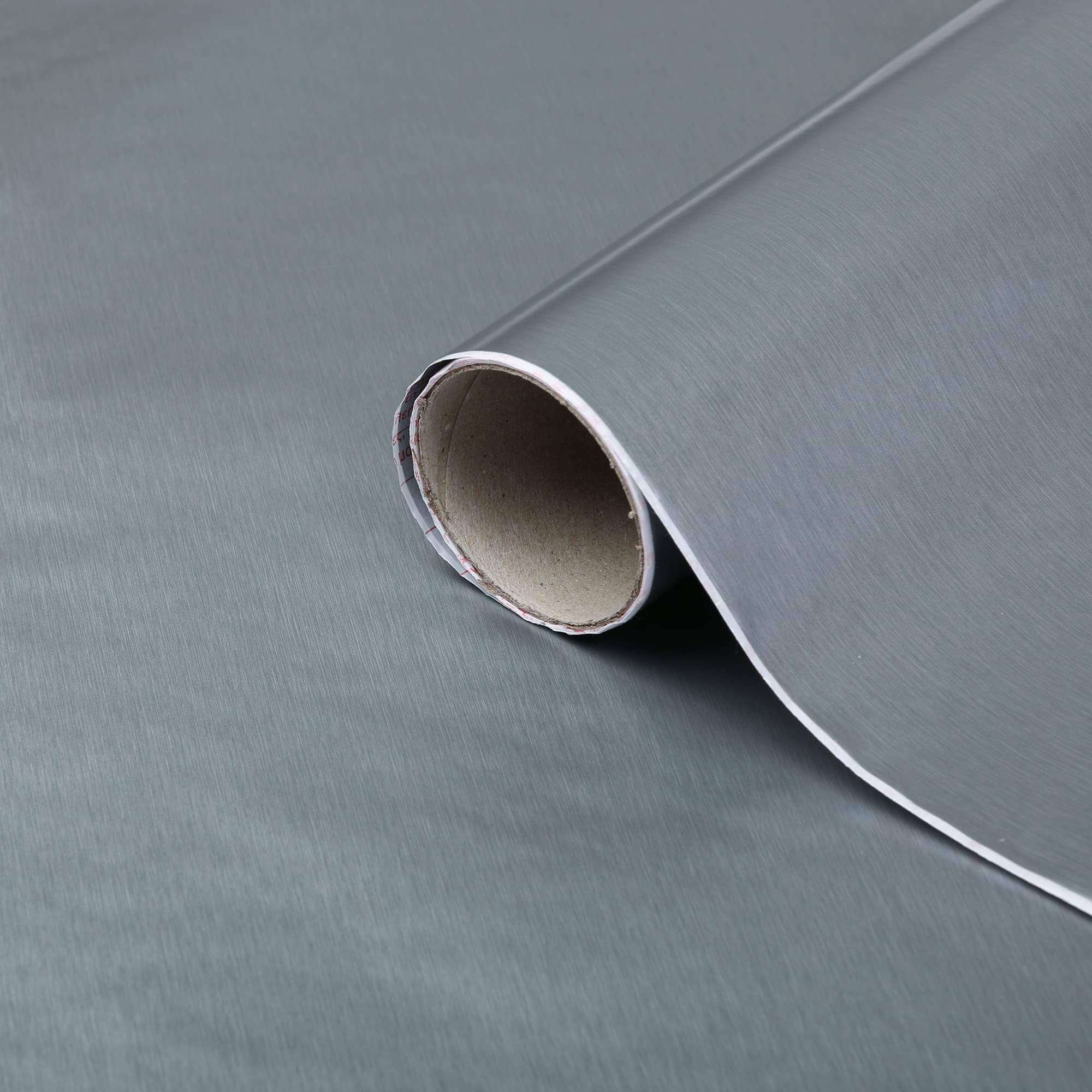 d-c-fix, Metallic Foil Brush Silver, 45 cm x 150 cm, Self-Adhesive