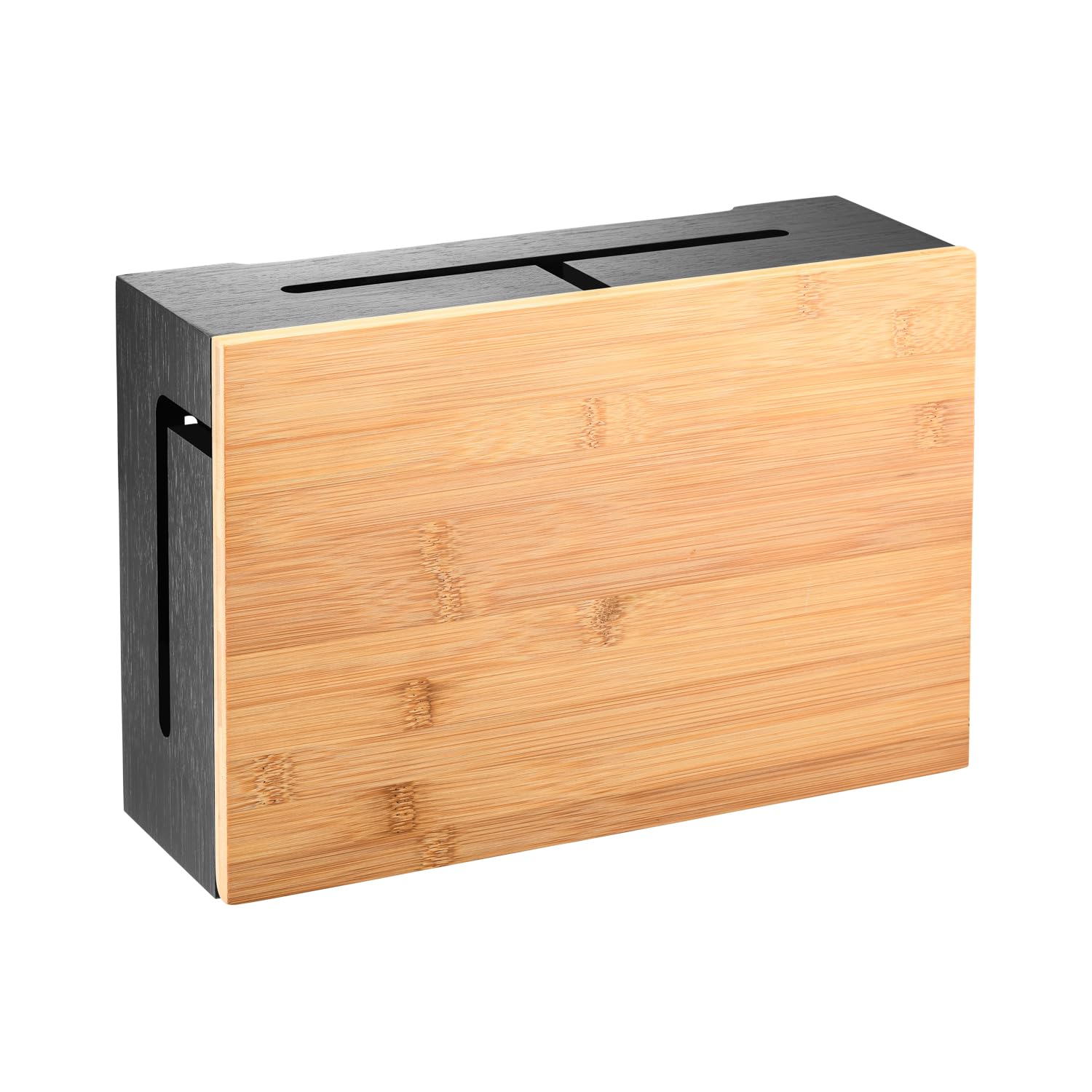 boîte cache-câbles bambou 32×20×11 cm