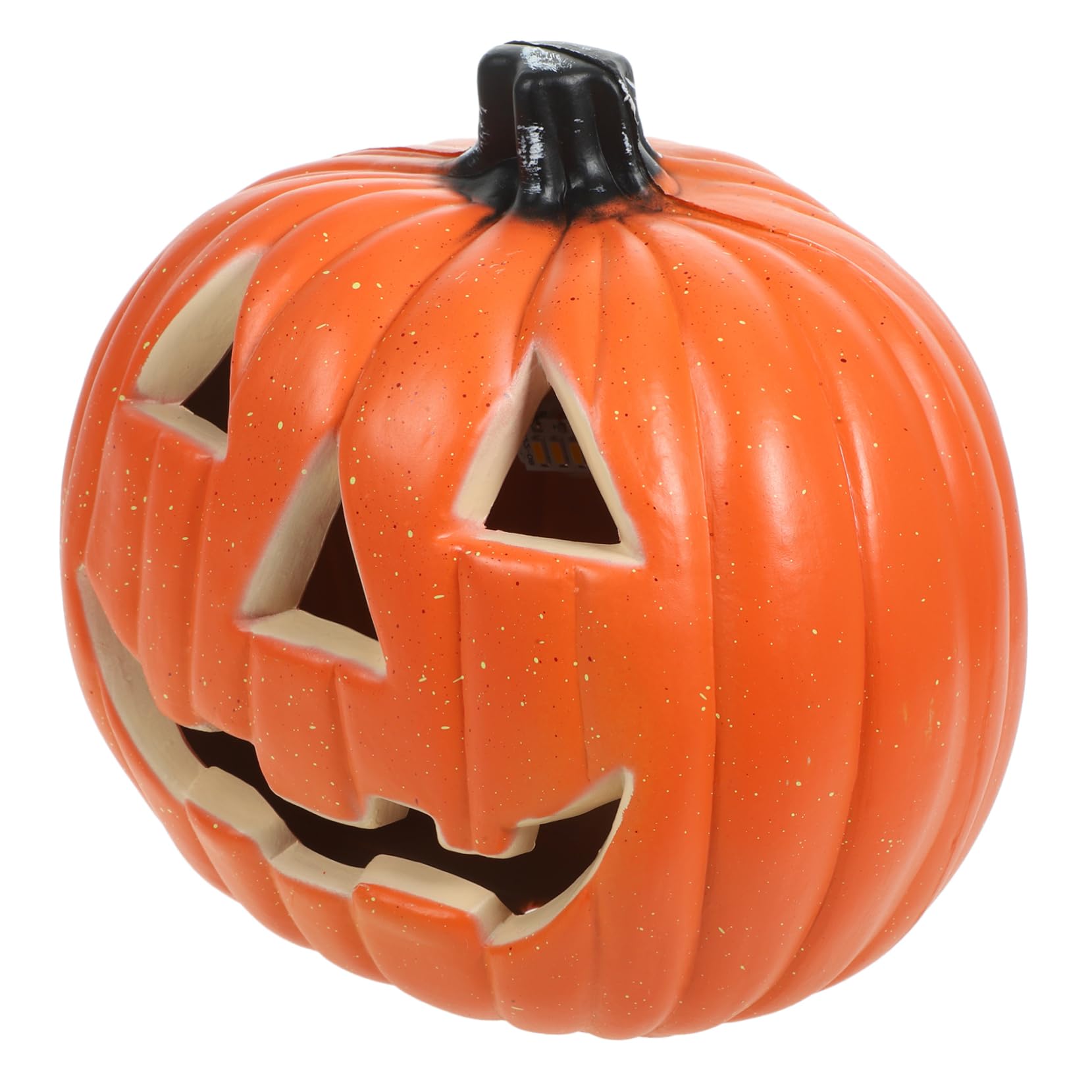 HEALLILY Halloween Pumpkin Skull Lantern Led Light-up Decor Indoor/Outdoor Decor Battery Operated Skull Pumpkin Lamp