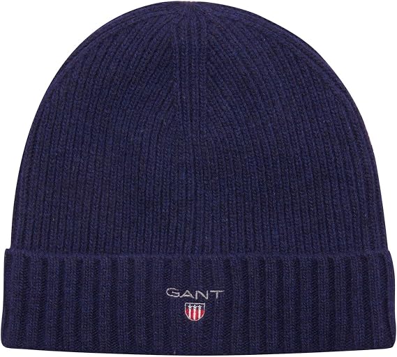 GANT Men's knitted hat, Blue (Marine 