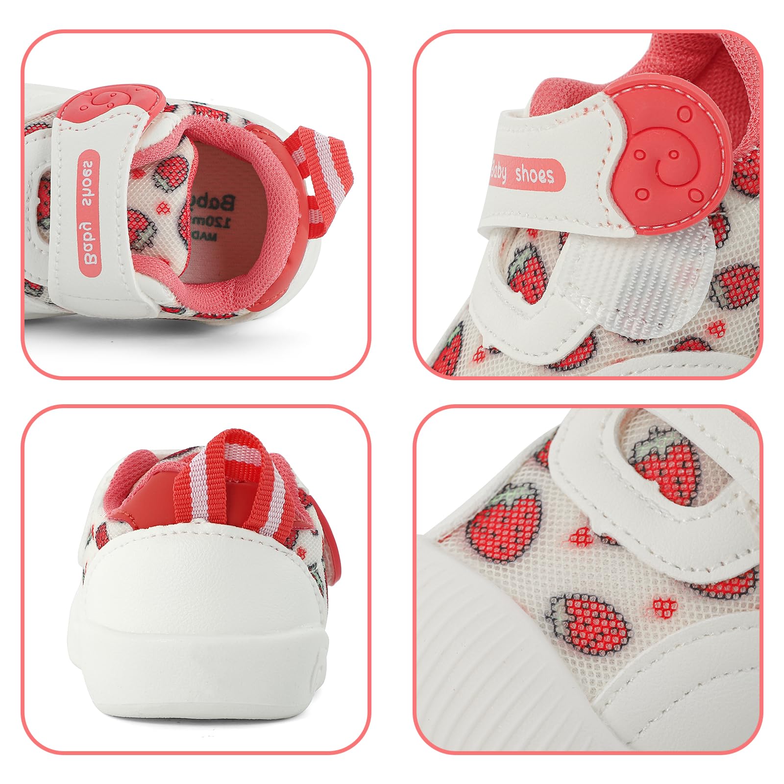MK MATT KEELY Baby Boys Girls First Walking Shoes Toddlers Summer Breathable Anti-Slip Trainer Sneakers for Infant — view 5