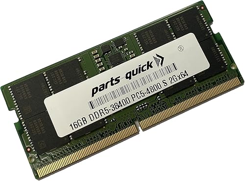Memoria de 16 GB para ASUS F15 FX506LI TUF Gaming Compatible DDR5 4800MHz SODIMM RAM