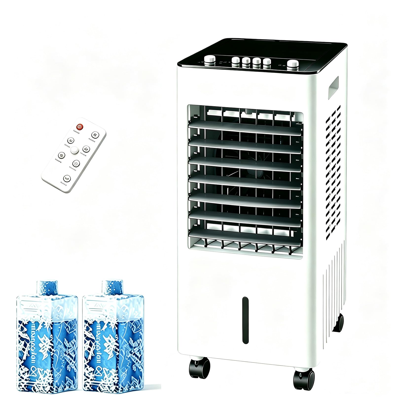 Evaporative Air Cooler,3-in-1Hoseless Room Cooler,Air Cooler