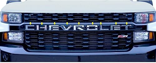 Putco Kit de letras para rejilla Chevrolet - Acero inoxidable - Compatible con Chevy Silverado 2500,3500 2020-2026