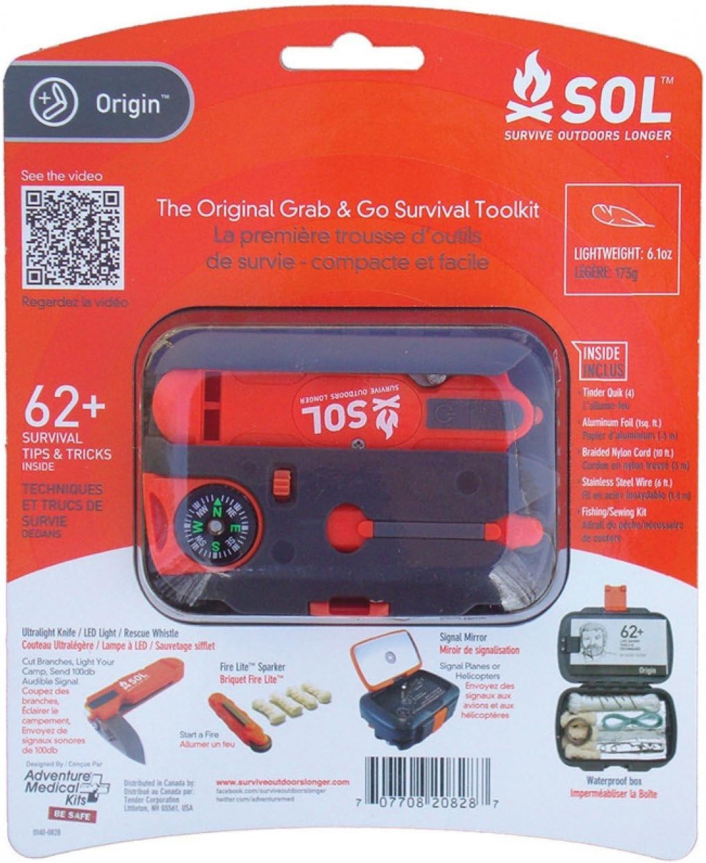 AMK S.O.L Origin Survival Kit One Color One Size