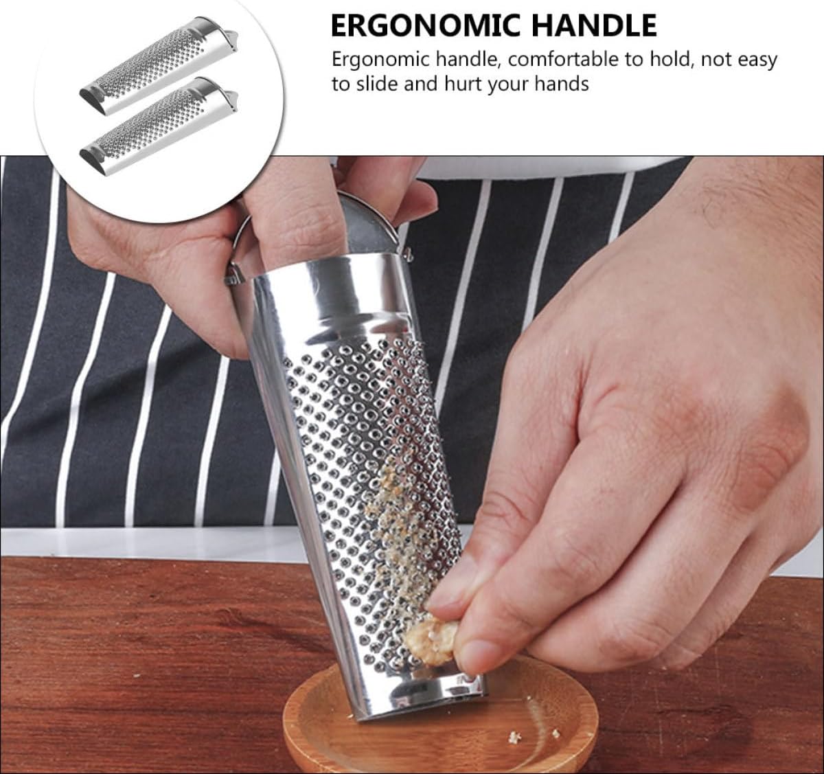 2pcs Stainless Steel Multi Functional Nut Grater for Home Kitchen