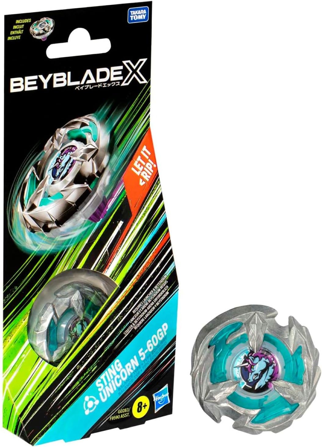 Beyblade X Booster Pack of Sting Unicorn 5-60GP Spinning Top