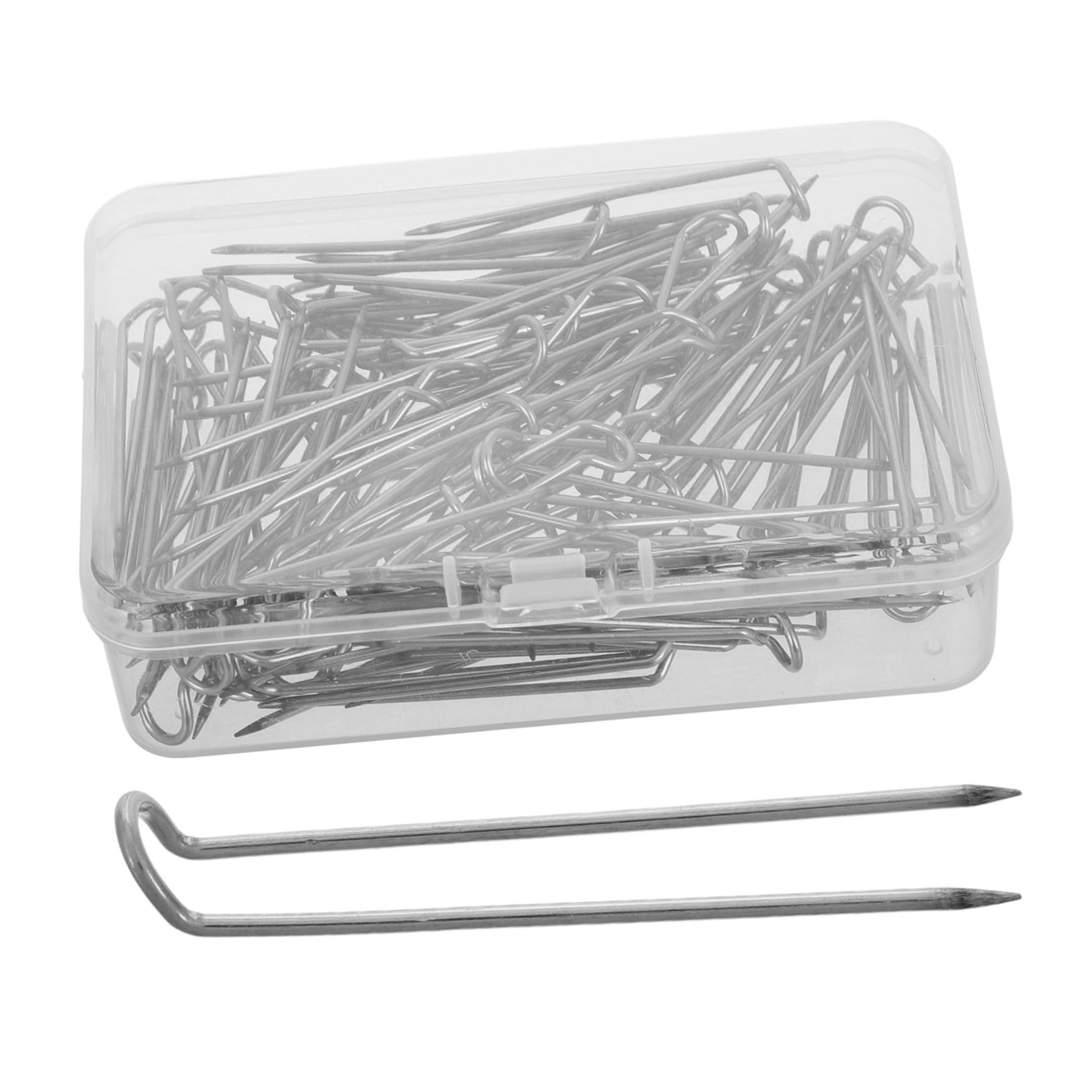 100piezas De Acero Inoxidable para Costura y Manualidades Alfileres De Bloqueo para Acolchado y Decoración del Hogar Multipropósito y Resistente