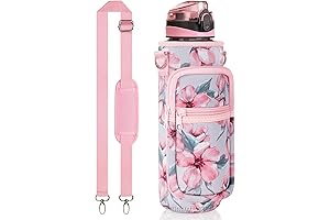 Fimibuke Large Capacity Water Bottle with Key Holder