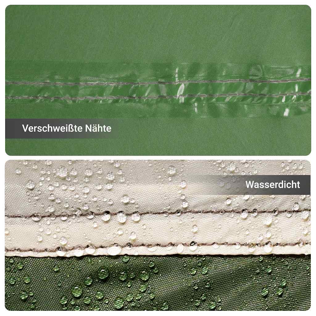 vidaXL Campingzelt, Trekkingzelt für 2 Personen Wasserdicht, Zelt mit Insektenschutz für Outdoor Camping Wandern, Wanderzelt Leicht Tragbar, Grün