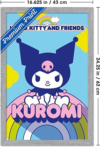 Vista 73 de Trends International Hello Kitty and Friends - Póster de pared Kuromi, 22.37 x 34.00 pulgadas, versión premium sin marco