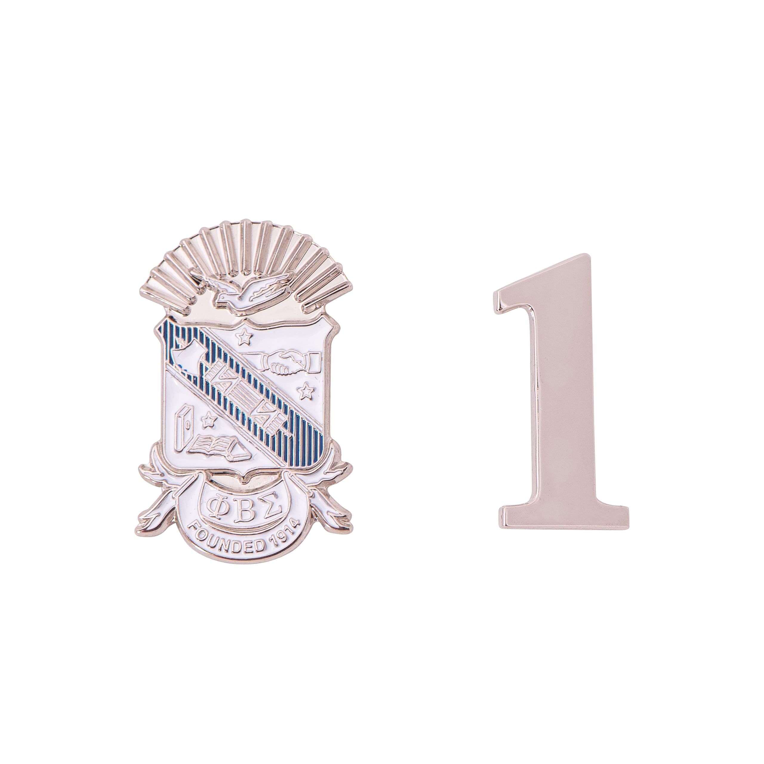 Cadeau Fraternité Phi Beta Sigma : Broche Émail PBS Gomab D9 Initiation #1 - 8