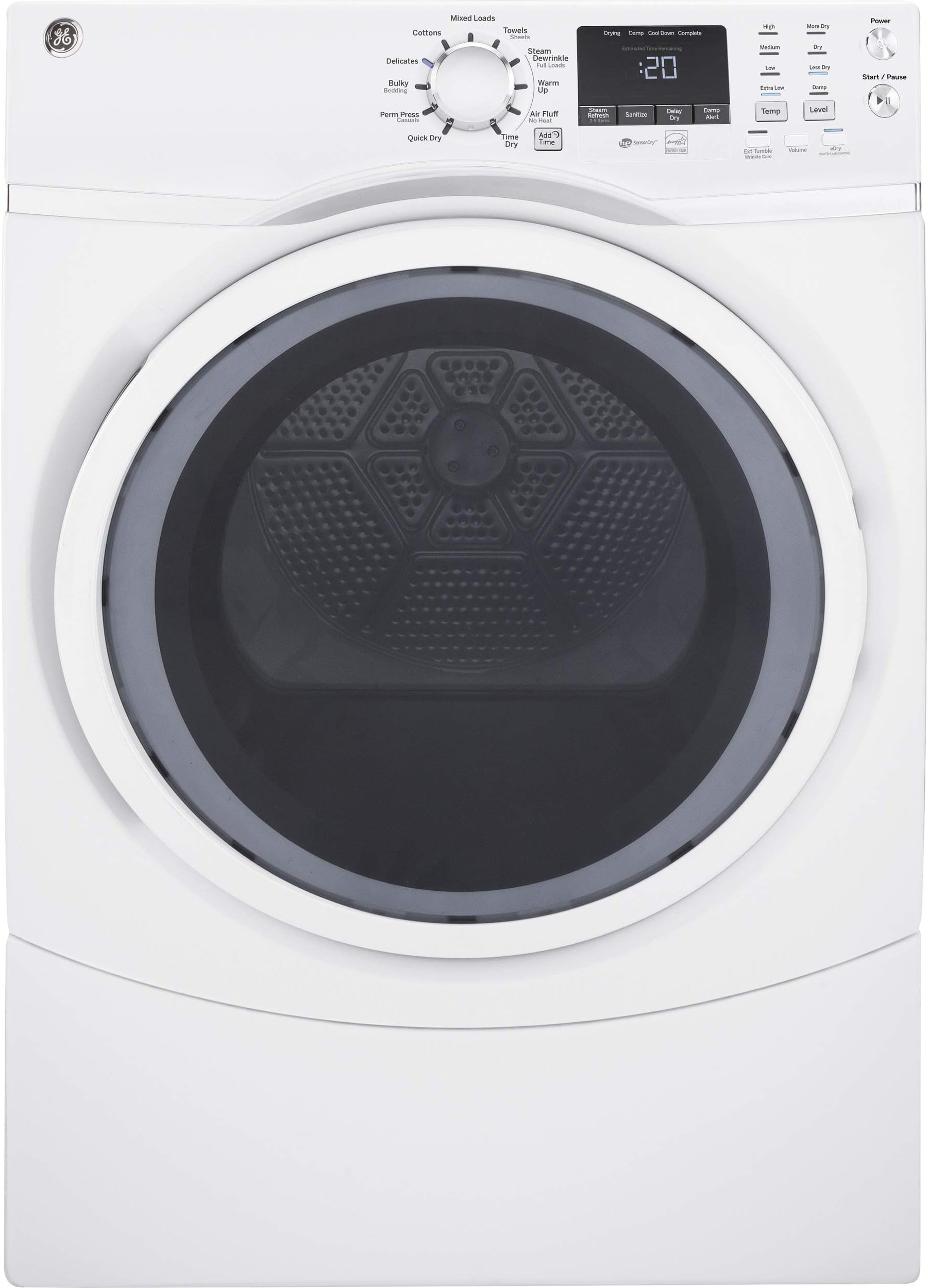 GE APPLIANCES GFD45ESSMWW, White