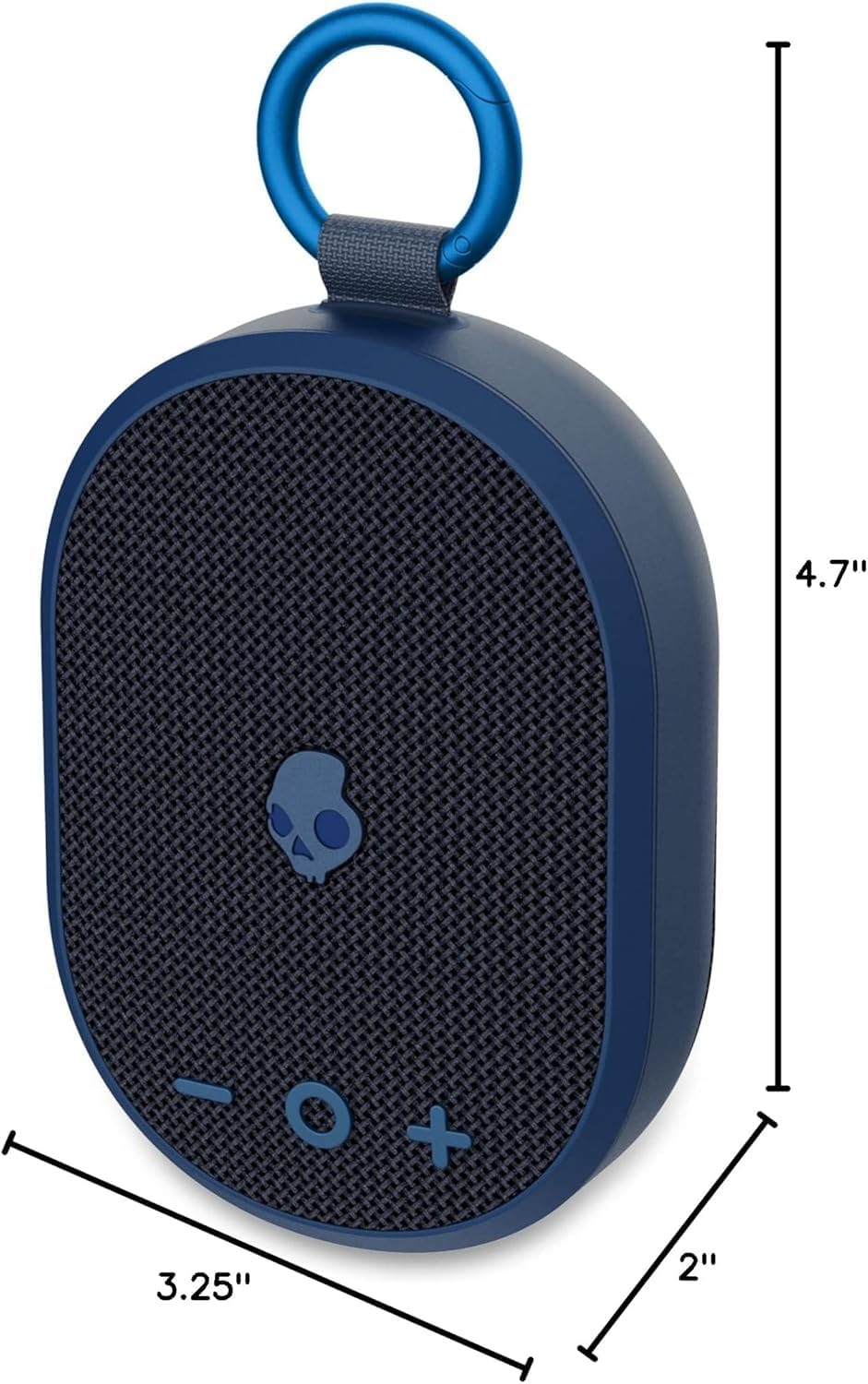 Skullcandy Kilo XT Wireless Bluetooth Speaker - IPX7 Waterproof Mini Bluetooth Speaker with 24 Hour Battery, Downward Firing Passive Radiator, and True Wireless Pairing - Perfect for Outdoor (Navy) - Image 9