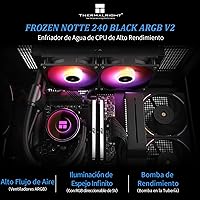 Vista 2 de Thermalright Frozen Notte 240 Black ARGB V2 Enfriador de CPU de Refrigeración por Agua, Enfriador Líquido para CPU de 240 Especificaciones