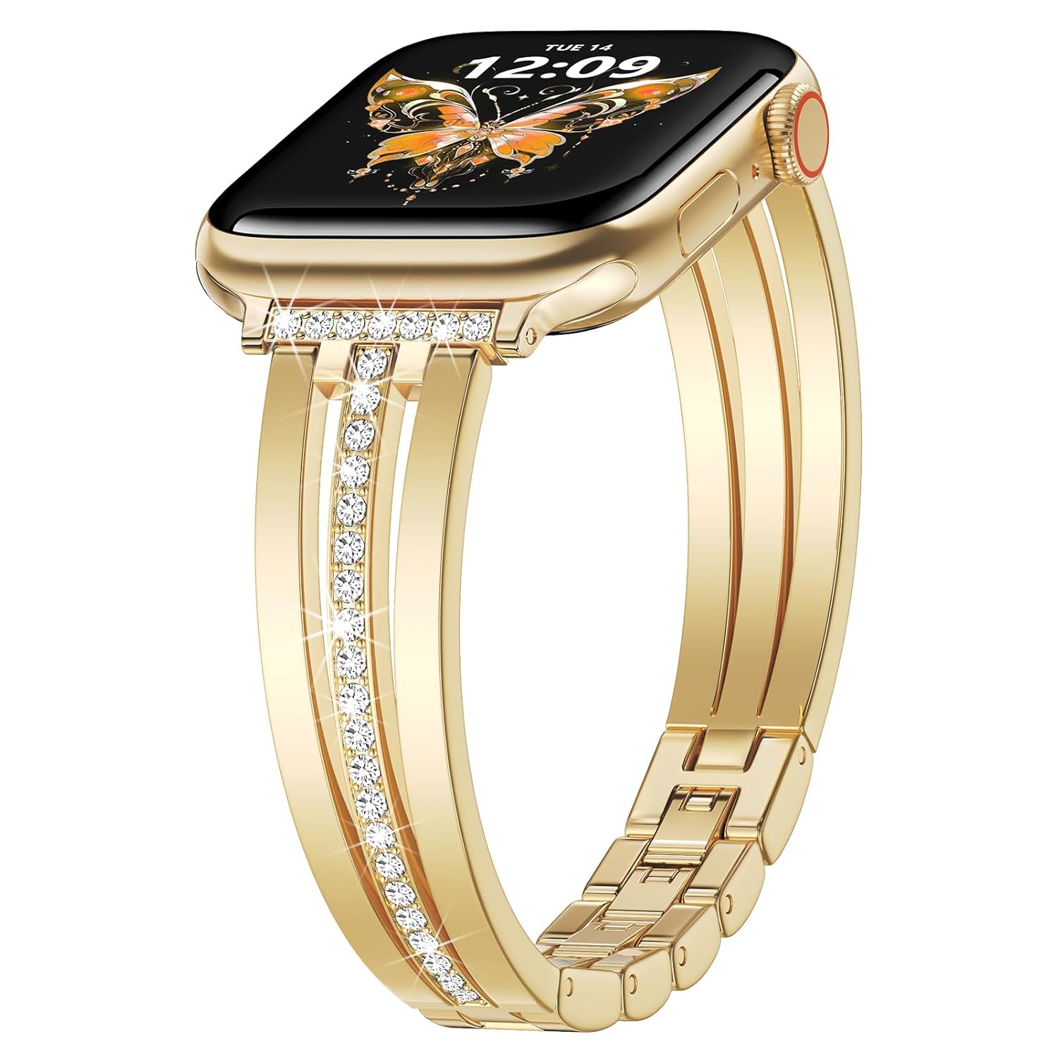 V-MORO Women Compatible with Apple Watch Straps 38mm 40mm 41mm 42mm 44mm 45mm 49mm 46mm Bling Diamond for iWatch Series 10/9 /8/7/SE/6/5/4/3/2/1 - Image 2