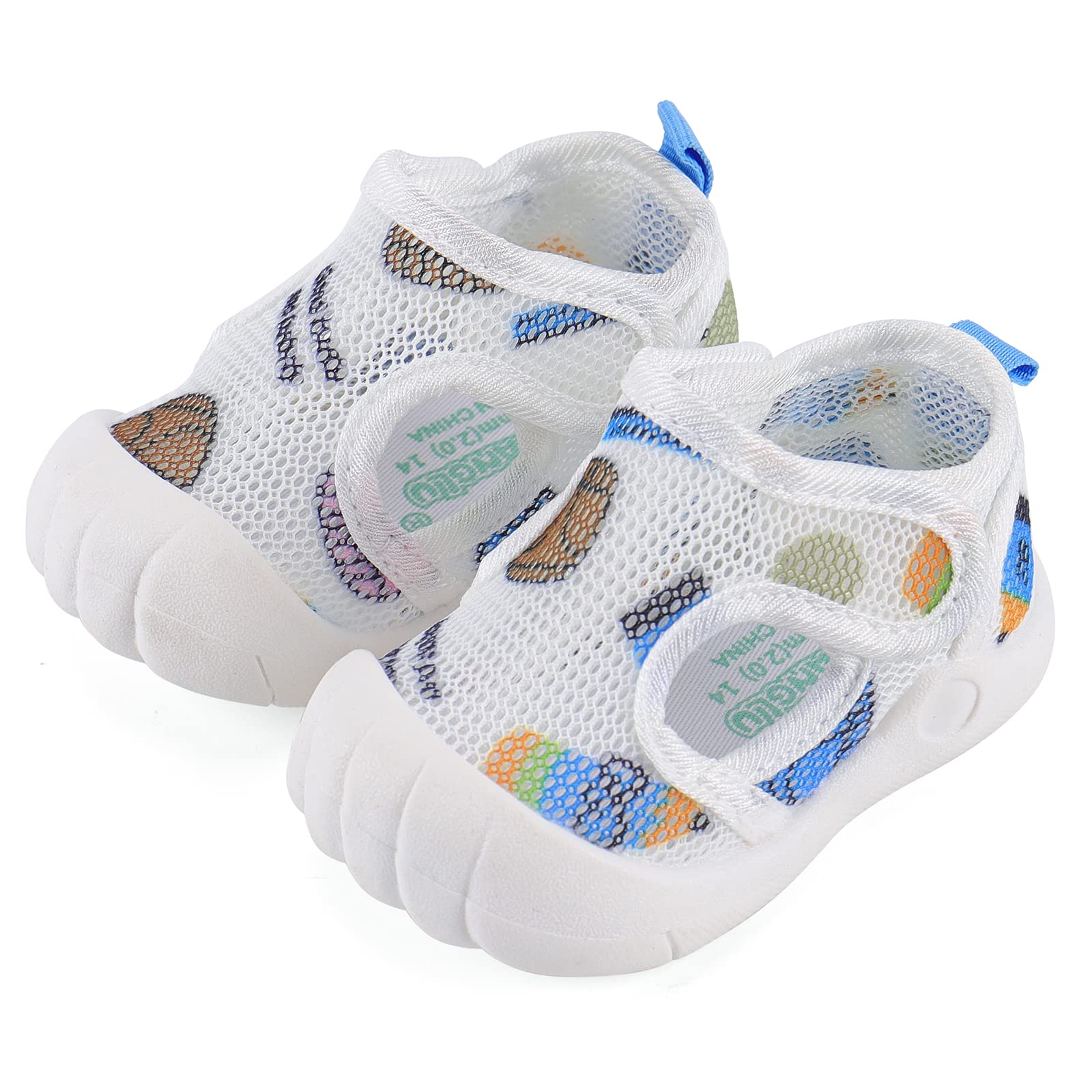 LACOFIA Baby Lauflernschuhe Unisex Erste Babyschuhe Kleinkind Mesh Sneaker rutschfeste Atmungsaktive Turnschuhe