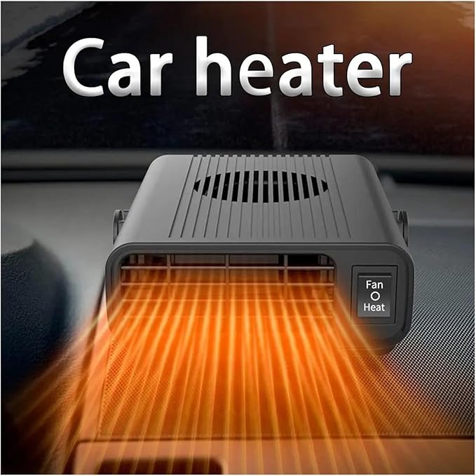 Calefactor Eléctrico Portátil para Auto 12V Convector con Protección miniatura 9