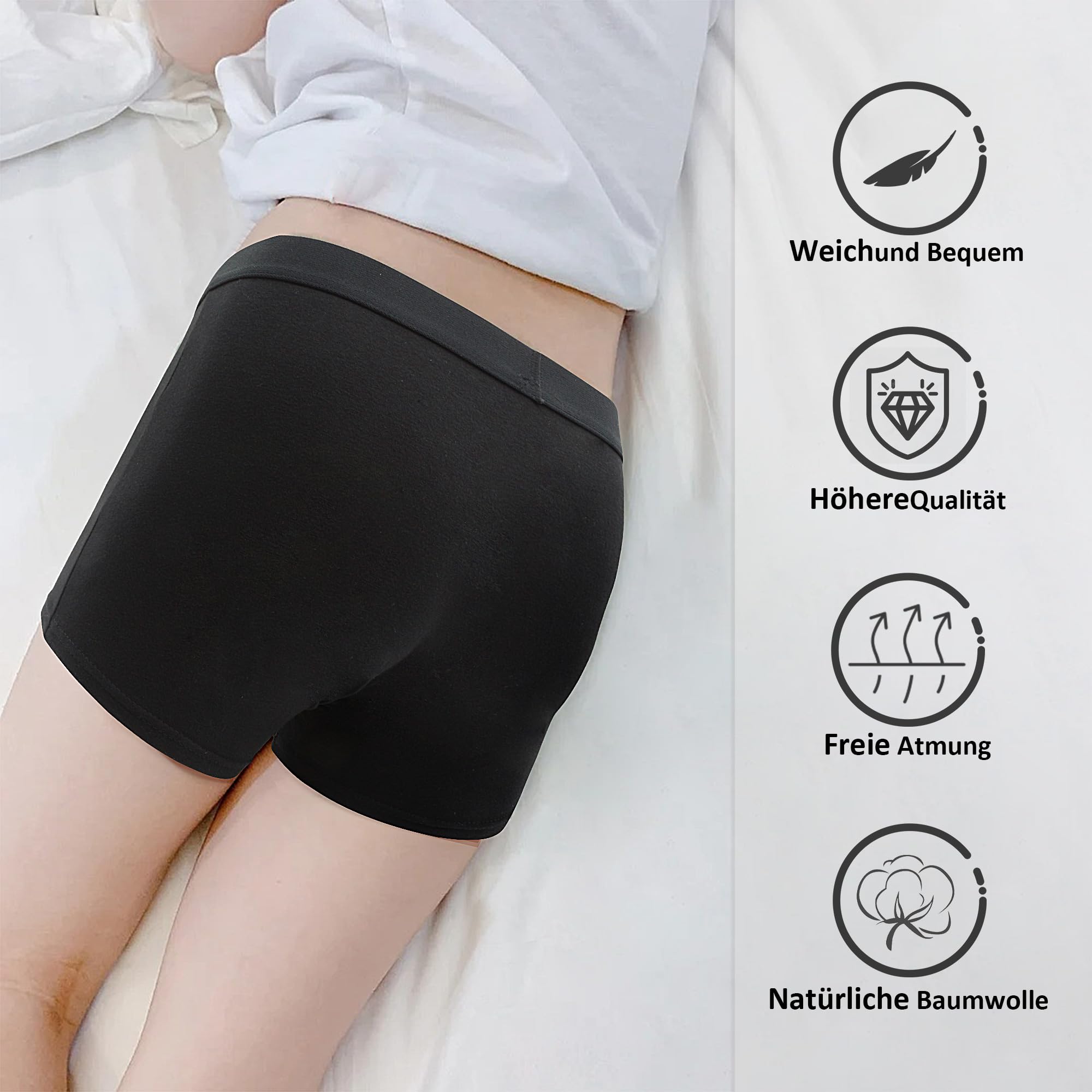 Jungen Boxershorts Unterhosen aus Baumwolle Boxershorts Unterhosen für Jungen Kinder Unterhose Unterwäsche 134-176 12er Pack 1605BL